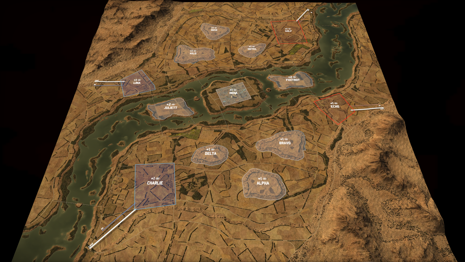 WARGAME’S MAP: THREE MILES ISLAND (II)
